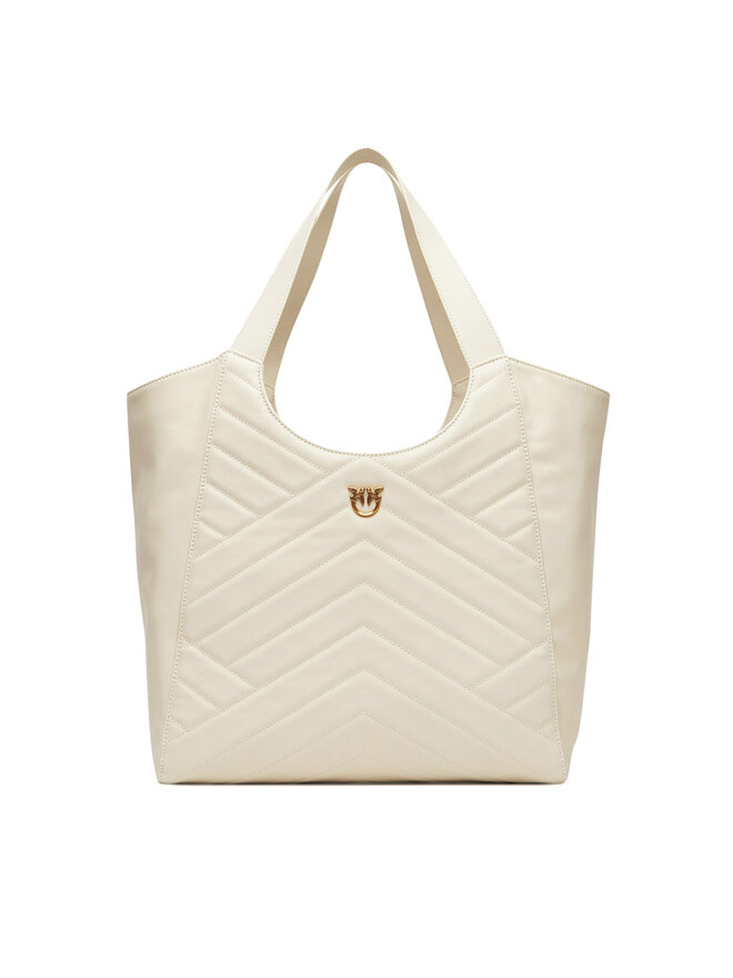 PINKO Kabelka PINKO Tote Bag PE 25 PLTT 104536 A2AO Bílá