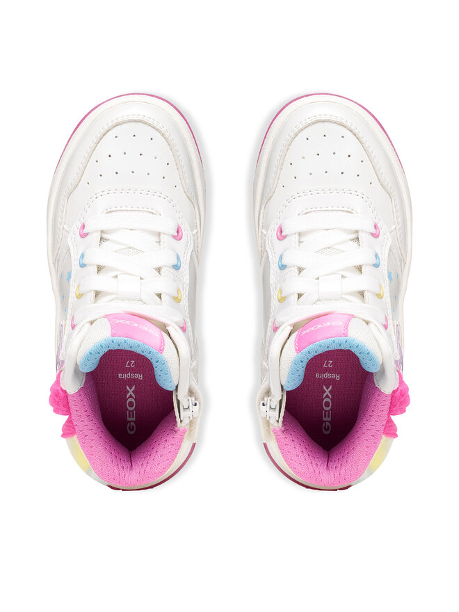 Geox Sneakers Geox J Sketlite Girl J66NWA 0NFKN C0653 M Weiß