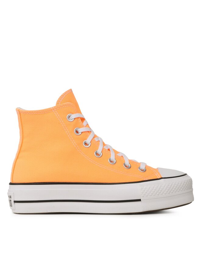 Black and orange converse high tops store