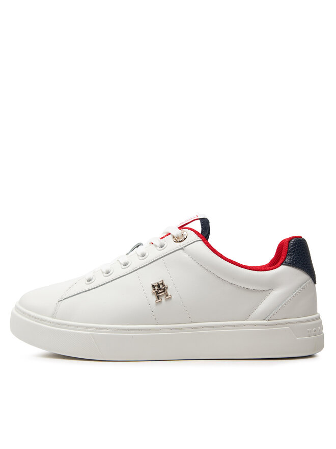 Tommy Hilfiger Sportcipők Tommy Hilfiger Essential Elevated Court Sneaker FW0FW07685 Ekru