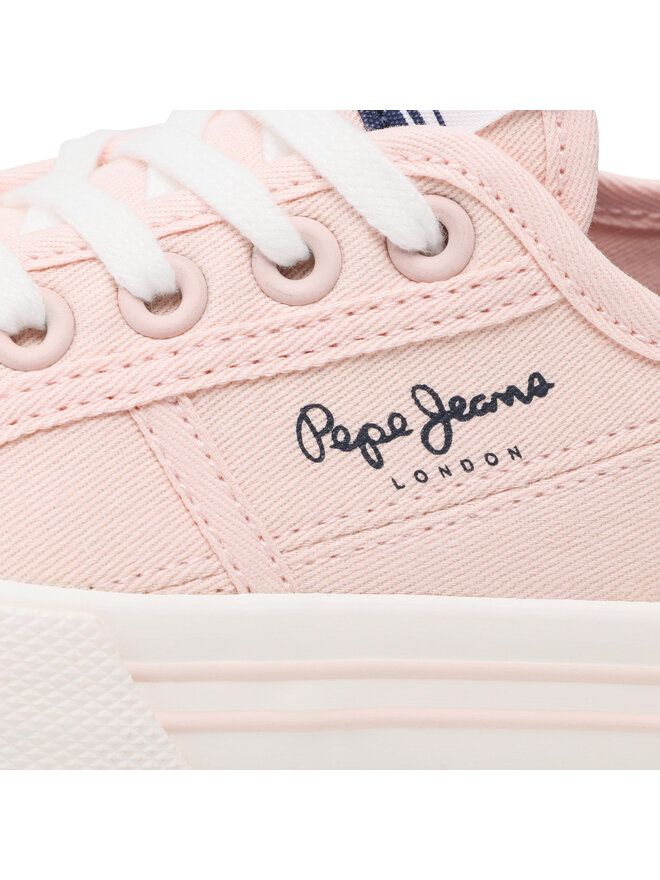 Pepe Jeans Tenisky Pepe Jeans Brady W Basic PLS31287 Růžová