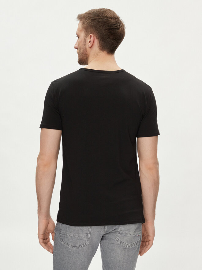 Tommy Hilfiger Tommy Hilfiger 3 marškinėlių komplektas UM0UM03137 Juoda Regular Fit