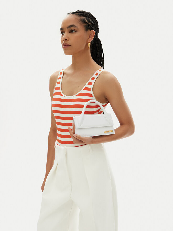 JACQUEMUS Táska JACQUEMUS Le Chiquito Long 21H213BA004-3000 Fehér
