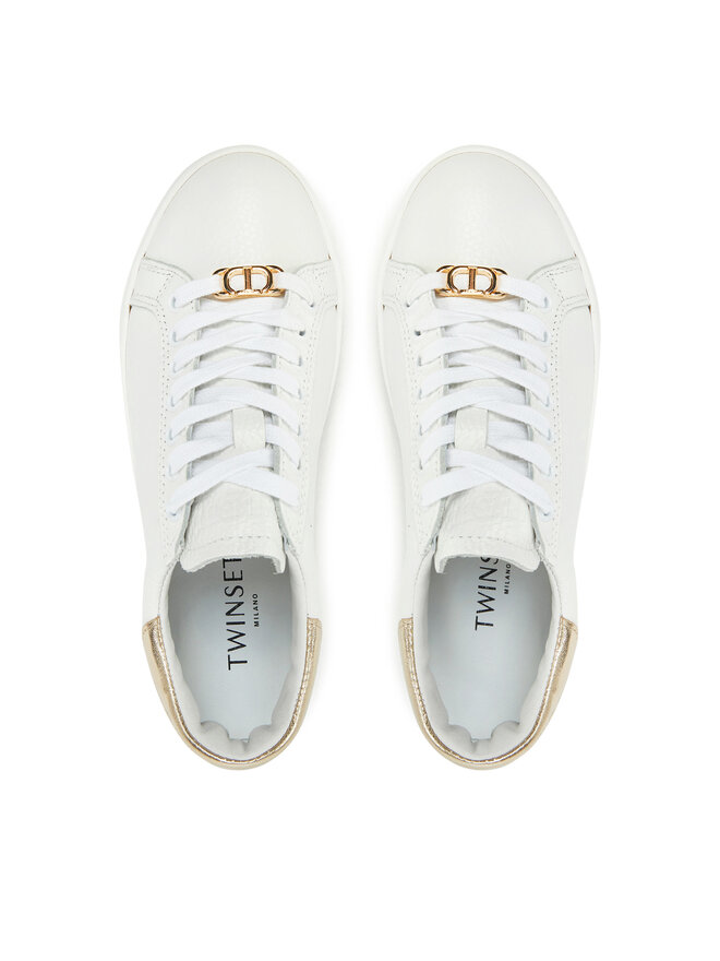 TWINSET Снікерcи TWINSET 251TCP048 Білий