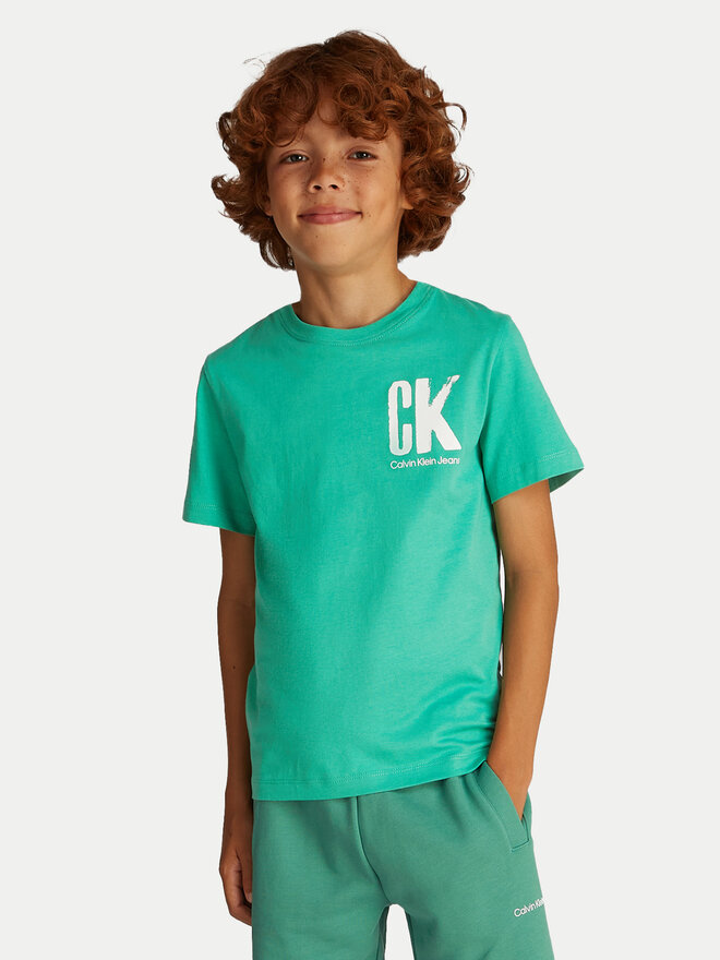 Calvin Klein Jeans Calvin Klein Jeans Camiseta Surf Graphic IB0IB02447 Verde Regular Fit