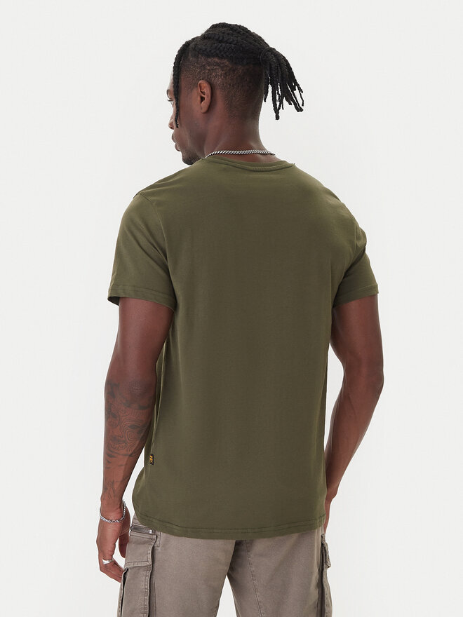 G-Star Raw G-Star Raw Футболка Finger Print Burger D26041-C506 Темно-зелений Regular Fit