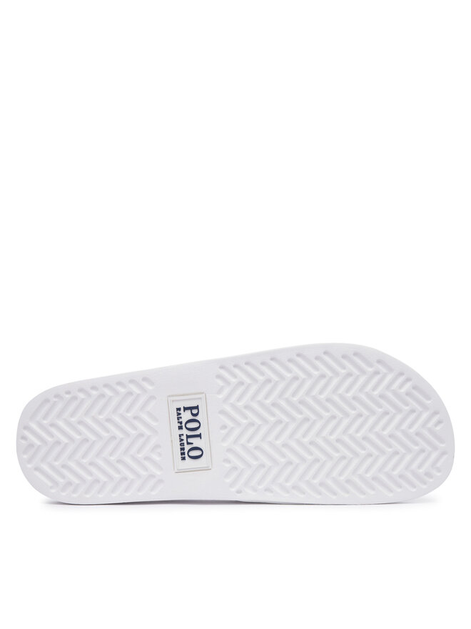 Polo Ralph Lauren Шльопанці Polo Ralph Lauren Polo Bear Slide 809P09762001 Білий