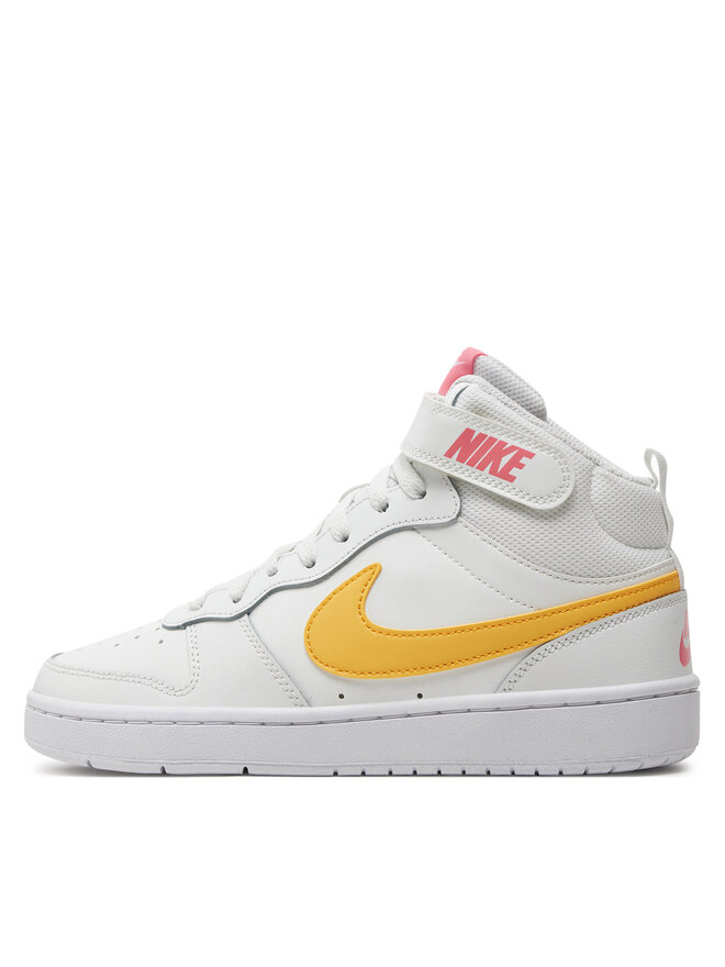 Nike Αθλητικά Nike Court Borough Mid 2 (GS) CD7782 112 Λευκό