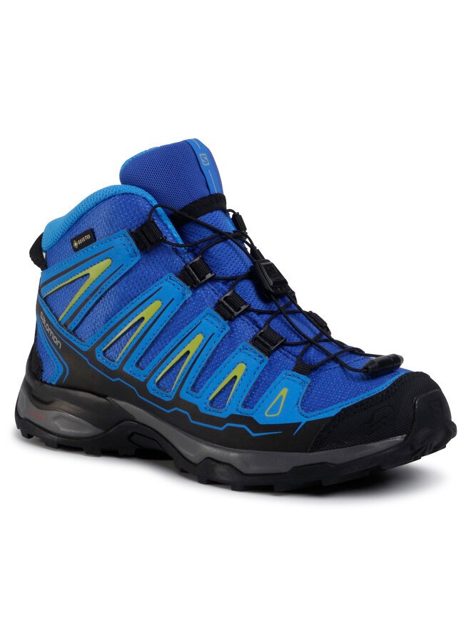 Trekkingschuhe Salomon X Ultra Mid Gtx J GORE TEX 390294 12 W0 Blau eschuhe