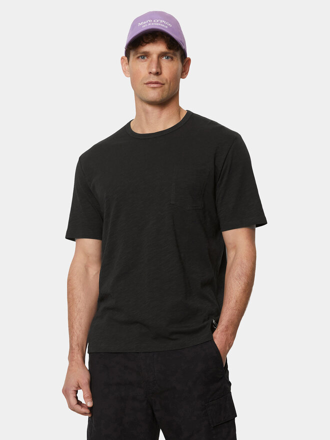 Marc O'Polo Marc O'Polo T-Shirt 423 2176 51238 Μαύρο Regular Fit
