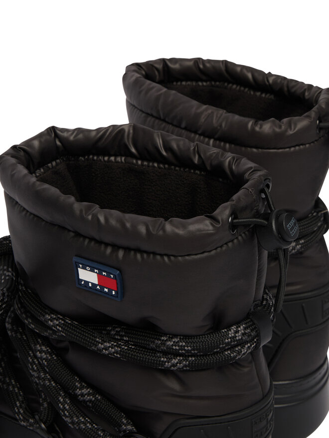 Tommy Jeans Schneeschuhe Tommy Jeans Tjw Platform Nylon Snowboot Wl EN0EN03163 Schwarz