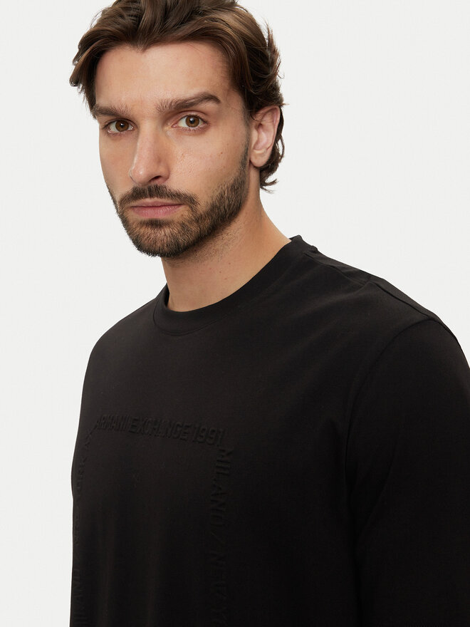 Armani Exchange Armani Exchange T-Shirt 6DZTLN ZJ9JZ 1200 Μαύρο Regular Fit