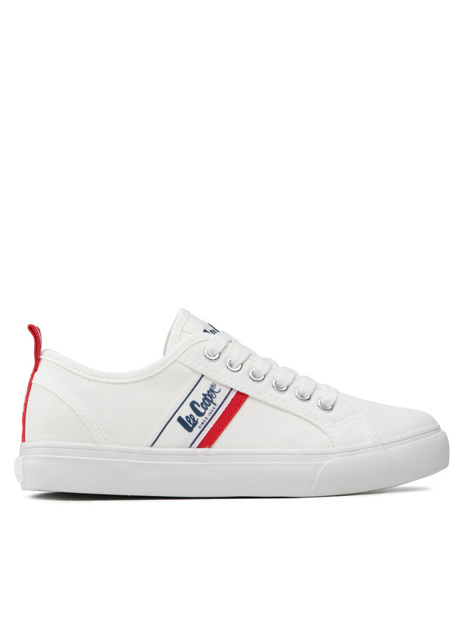 Lee Cooper Sneakers aus Stoff Lee Cooper LCW-22-31-0830LA Weiß
