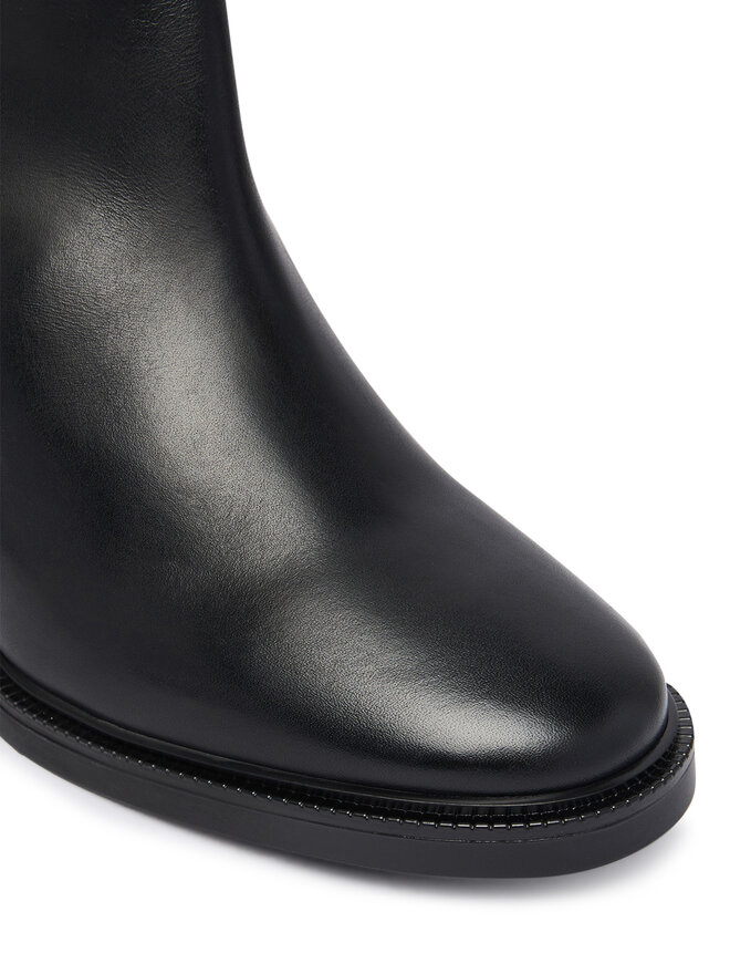 Tommy Hilfiger Stiefeletten Tommy Hilfiger TH Stud Heel Riding Ankle Boot FW0FW09552 Schwarz