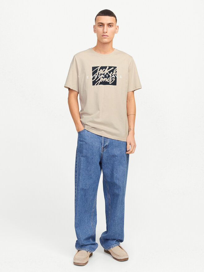 Jack&Jones Jack&Jones Marškinėliai Colton 12268439 Smėlio Standard Fit