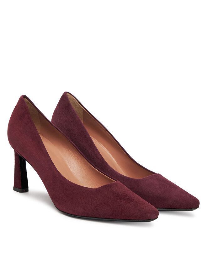 Pollini Pantofi cu toc subțire Pollini SA10257M0NTA0561 Vișiniu