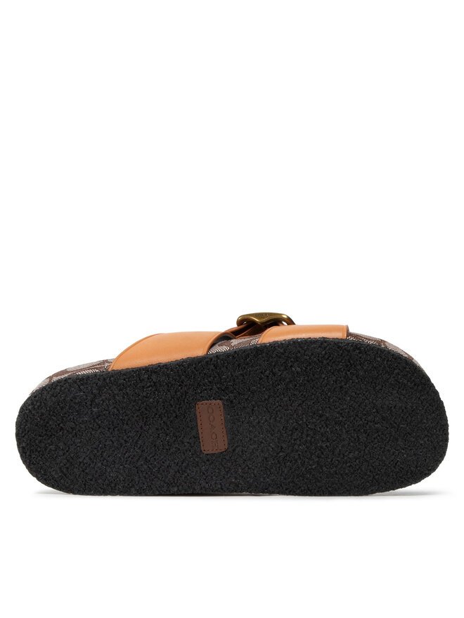 Coach Ciabatte Coach Addison Leather C8899 Marrone