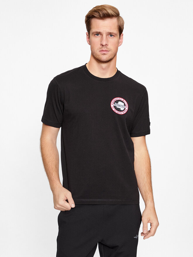 Aeronautica Militare Aeronautica Militare T-Shirt 232TS2143J611 Μαύρο Comfort Fit