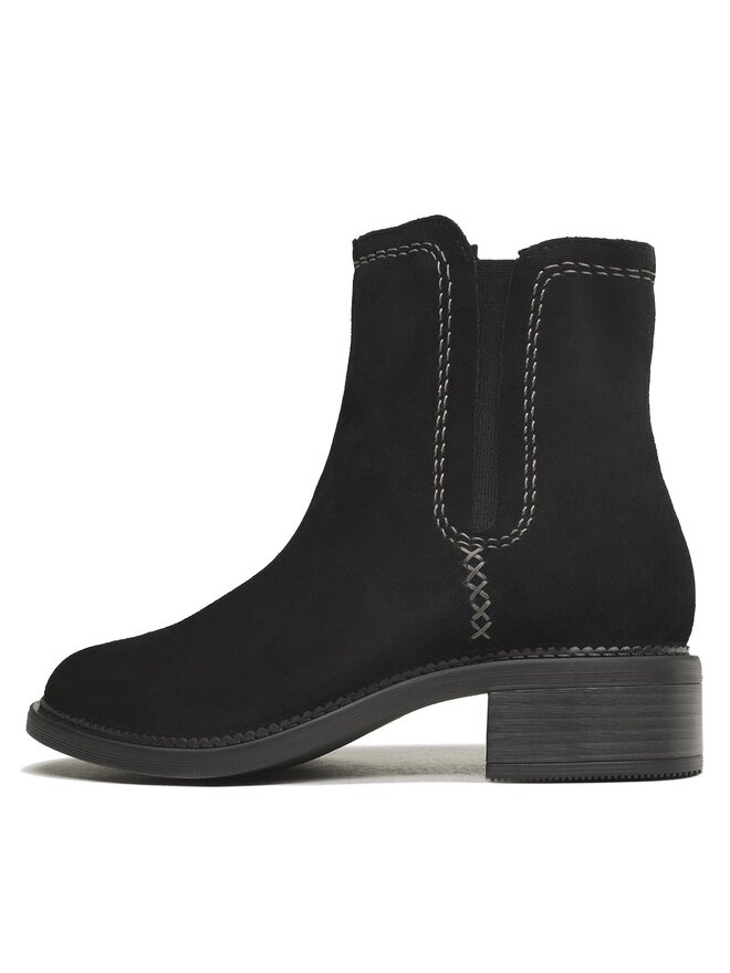 Clarks Bokacsizma Clarks Maye Zip 261680534 Fekete