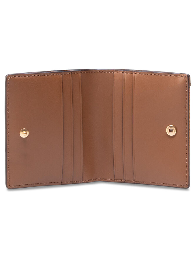 Kleine Damen Geldborse Tory Burch Lee Radziwill Mini Wallet 73584 Braun eschuhe