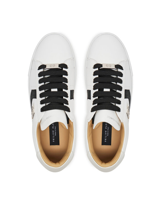 PHILIPP PLEIN Sneakersy PHILIPP PLEIN AADS USC0678 PLE075N Biały