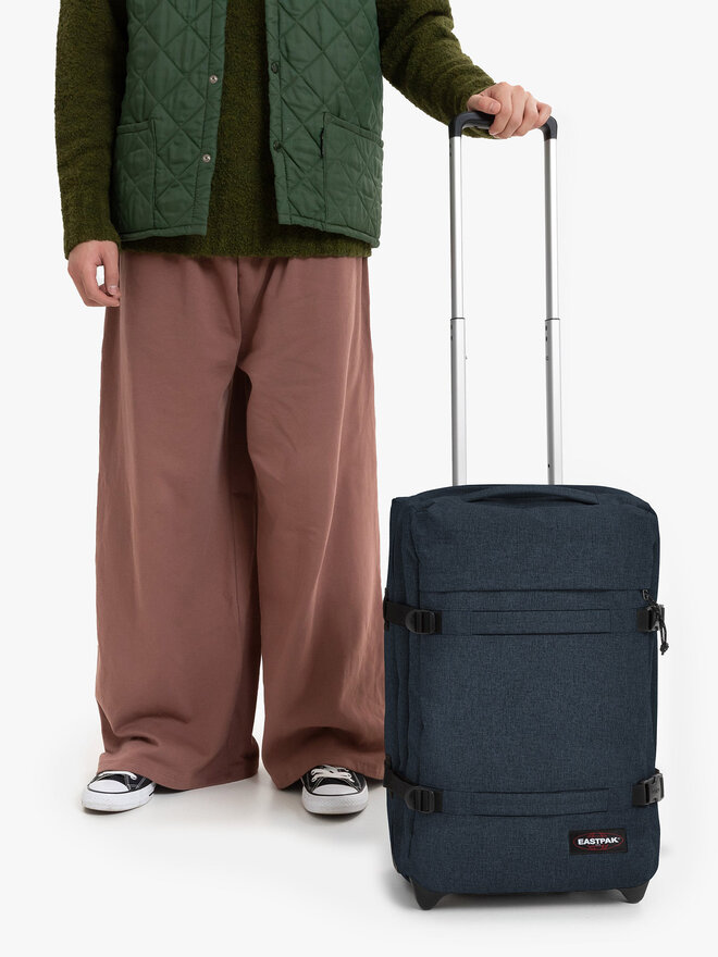 Eastpak Kabinový kufr Eastpak Transit'r S EK0A5BA726W1 Tmavomodrá