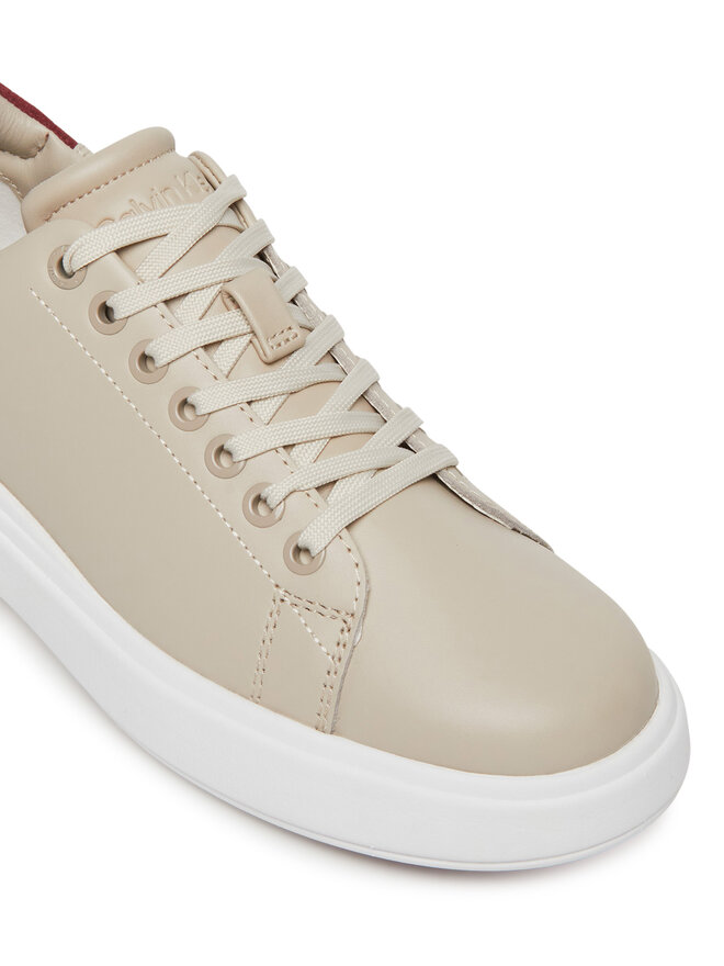 Calvin Klein Снікерcи Calvin Klein Cupsole Lace Up - Suede Bt HW0HW02404 Бежевий