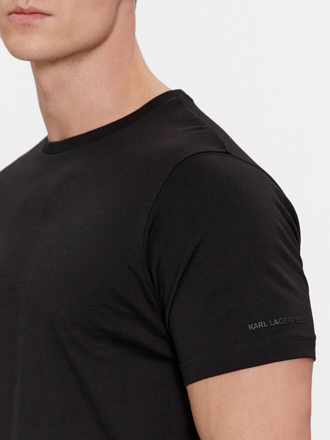 KARL LAGERFELD KARL LAGERFELD Σετ 2 T-Shirts 765000 500298 Μαύρο Slim Fit