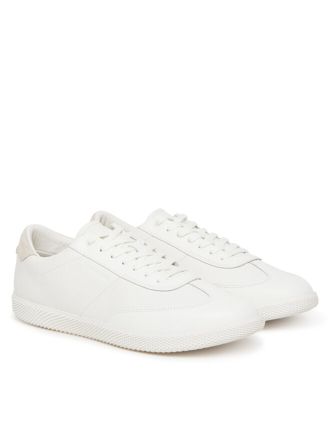 Calvin Klein Сникърси Calvin Klein Low Top Lace Up Tmbl Lth HM0HM01803 Бял