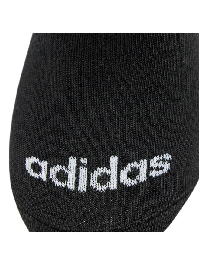adidas Skarpety stopki unisex adidas Thin Linear Low-Cut Socks 3 Pairs IC1299 Czarny