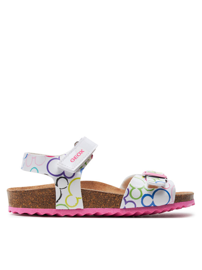 Geox Sandále Geox J Adriel Girl J158MC 000FC C0653 S Biela