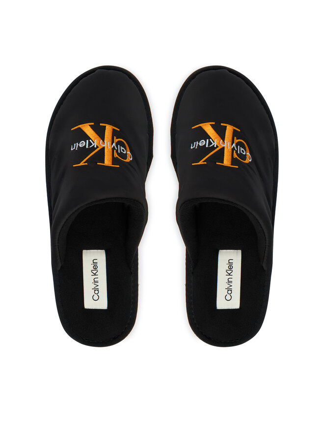 Calvin Klein Hausschuhe Calvin Klein Hotel Slipper Mono Embro YM0YM01392 Schwarz