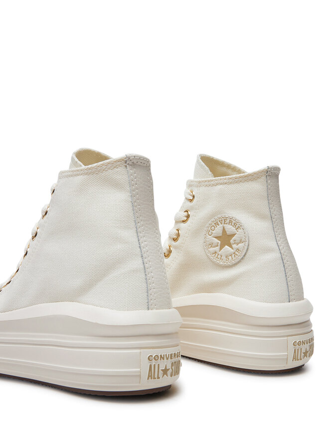 Converse Plátěnky Converse Chuck Taylor All Star Move Tonal Canvas A08384C Bílá