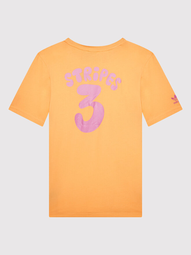 adidas adidas Marškinėliai KEVIN LYONS HF7579 Oranžinė Regular Fit