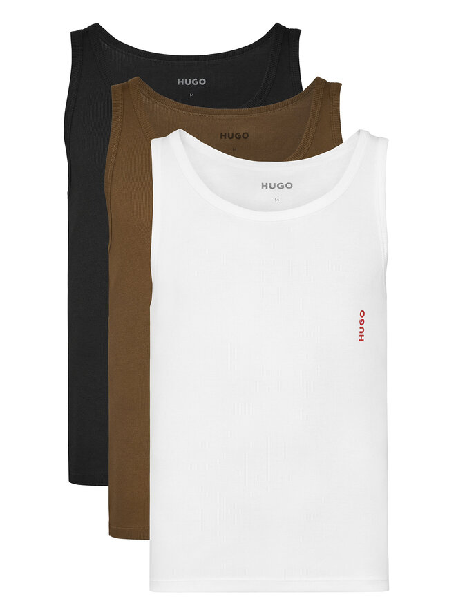 HUGO HUGO Pack de 3 camisetas de tirantes 50545681 De color Slim Fit