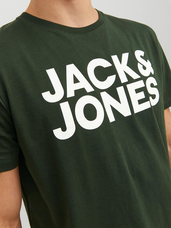 Jack&Jones Jack&Jones Marškinėliai Corp 12151955 Žalia Standard Fit