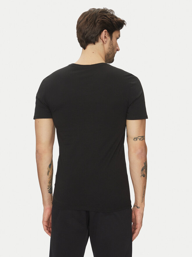 Lacoste Lacoste 3 db póló TH9008 Fekete Slim Fit