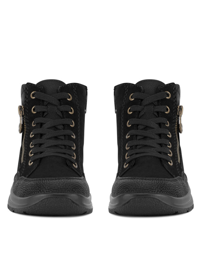 Rieker Trzewiki Rieker L7701-00 Czarny