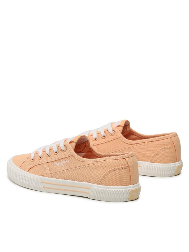 Pepe Jeans Πάνινα παπούτσια Pepe Jeans Brady Basic W PLS31287 Πορτοκαλί