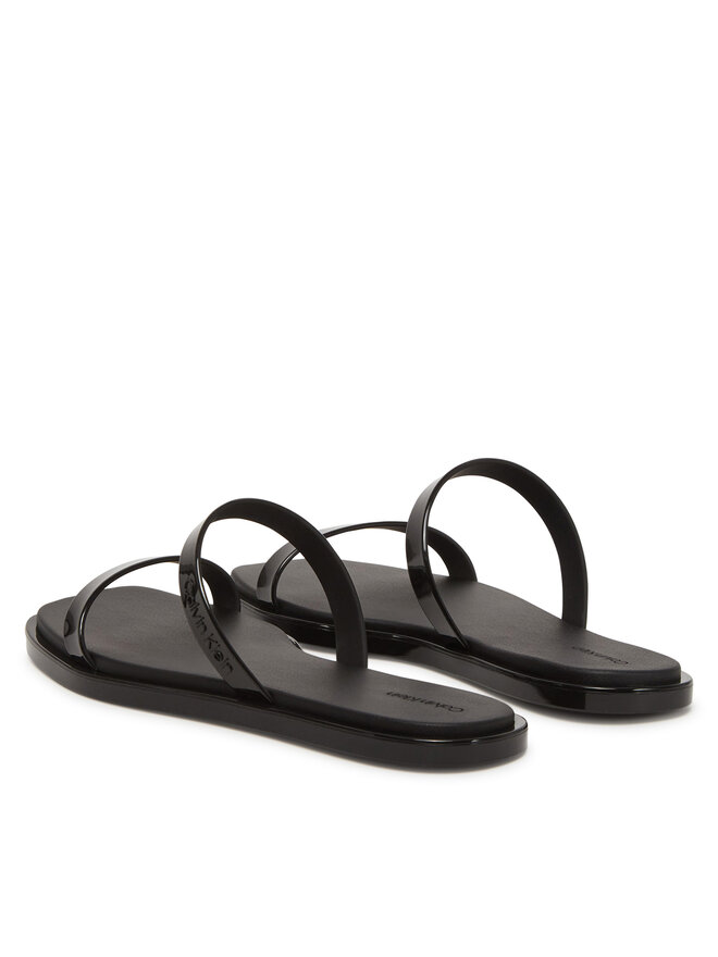 Calvin Klein Чехли Calvin Klein Jelly HW0HW02417 Черен