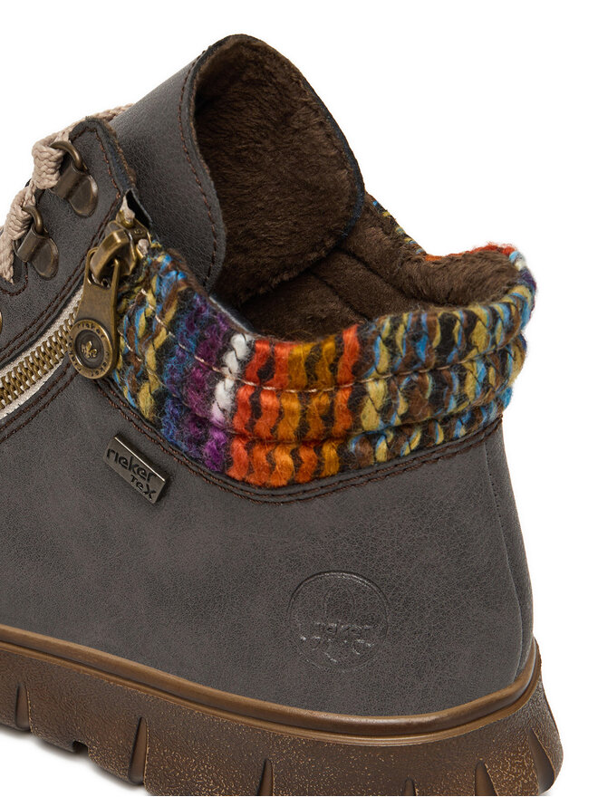 Rieker Botines planos Rieker N1305-45 Gris