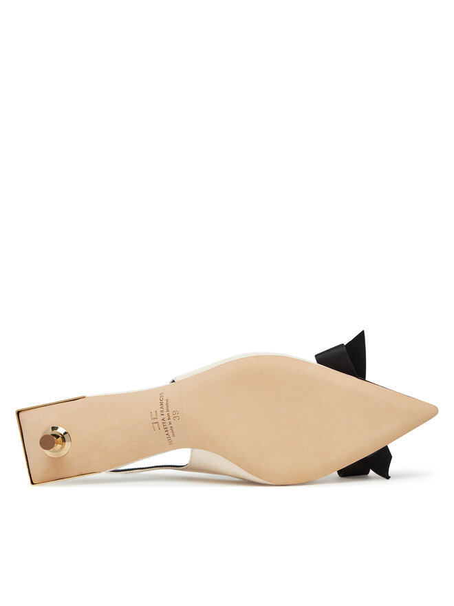 Elisabetta Franchi Sandale Elisabetta Franchi SA-05L-51E2 Écru