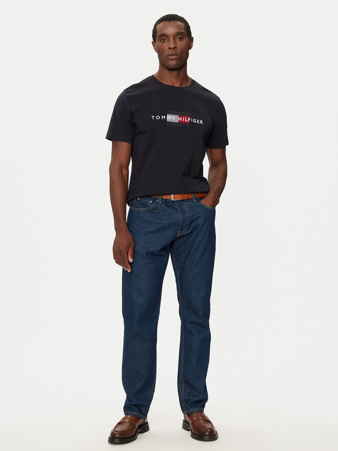 Tommy Hilfiger Tommy Hilfiger Póló MW0MW36455 Sötétkék Regular Fit