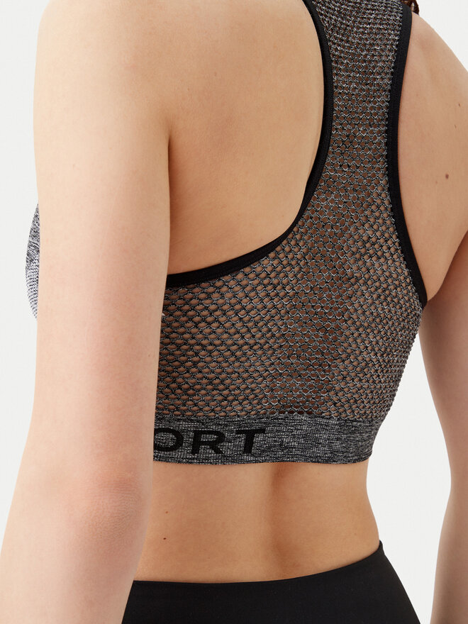 DKNY Sport DKNY Sport Бюстгальтер-топ DP8T5945 Сірий
