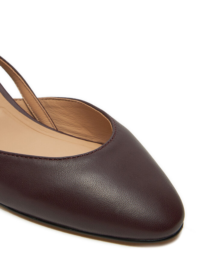 Tommy Hilfiger Sandalias Tommy Hilfiger Pump Slingback Smooth Leather FW0FW08621 Guinda/burdeos