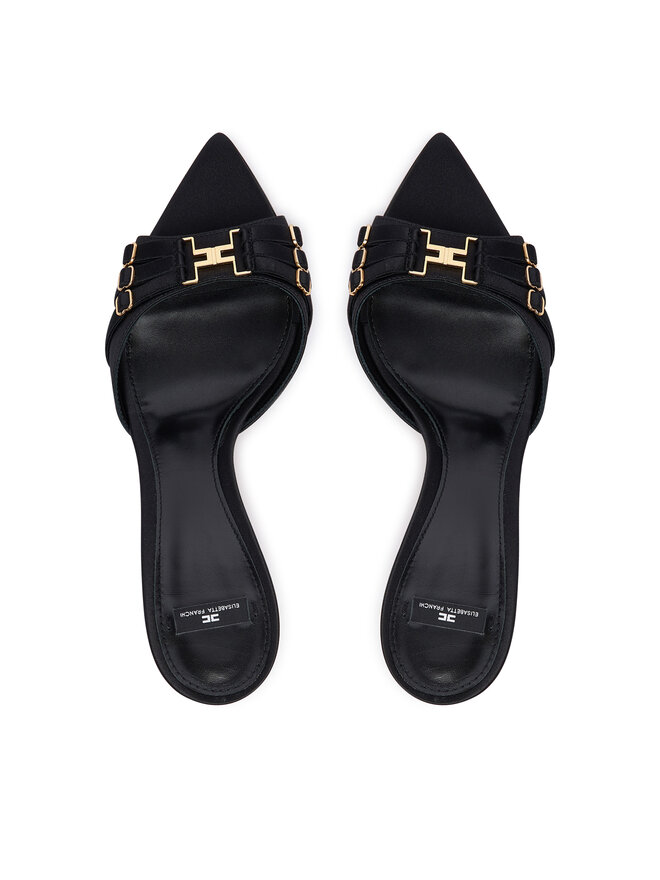 Elisabetta Franchi Pantoletten Elisabetta Franchi SA-76L-62E2-V500 Schwarz