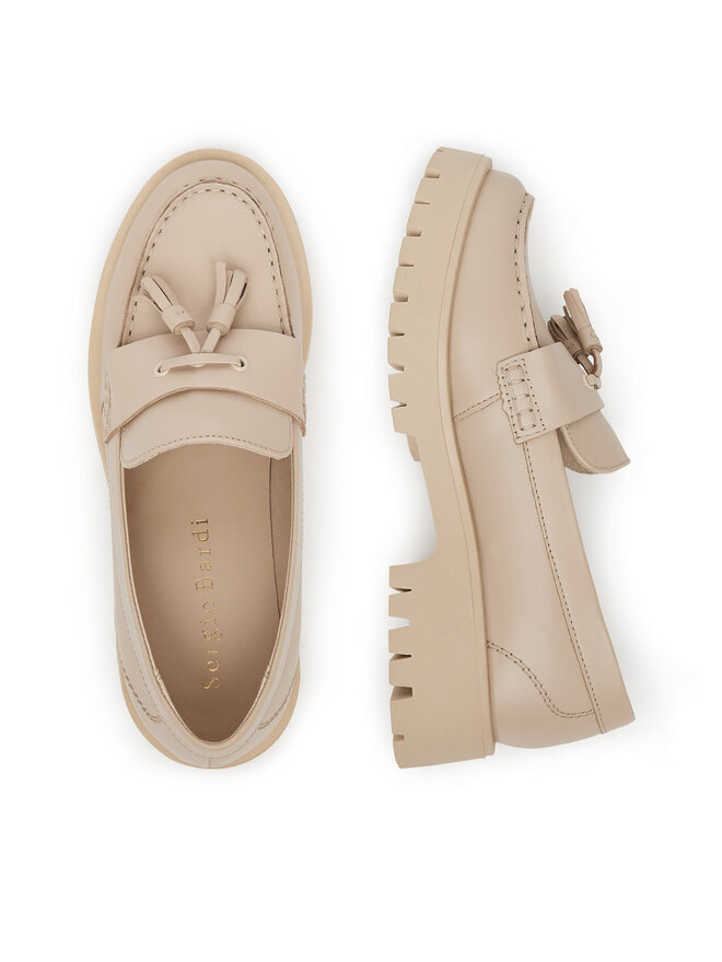 Sergio Bardi Loafersy Sergio Bardi ARC-F1091-05SB Beżowy