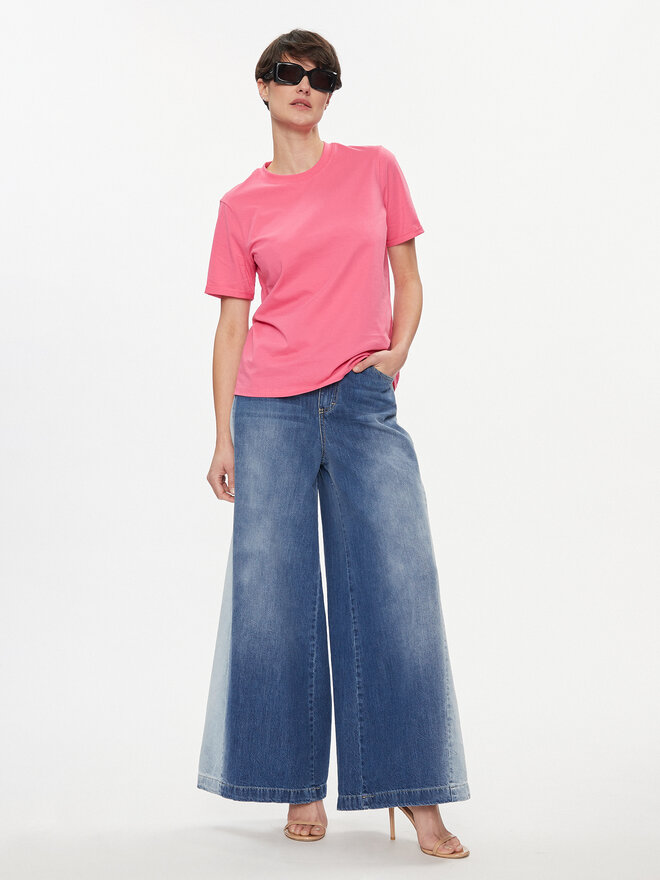 Pieces Pieces Camiseta Ria 17086970 Rosa Regular Fit