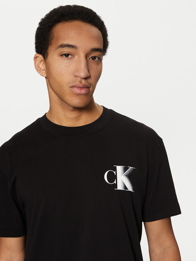 Calvin Klein Jeans Calvin Klein Jeans T-Shirt J30J327475 Μαύρο Regular Fit