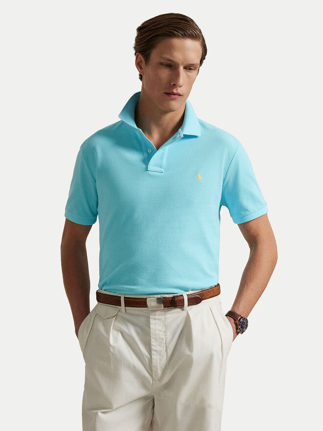 Polo Ralph Lauren Polo Ralph Lauren Poloshirt 710536856449 Türkisfarben Slim Fit